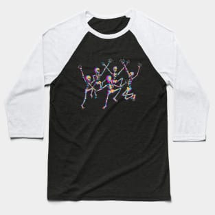 Danse Macabe - Pastel Goth Skeletons Baseball T-Shirt